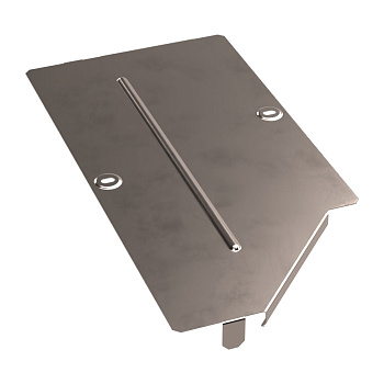 PR16.5650 Крышка переходника левого Стандарт INOX (AISI 409) 400х300 Промрукав