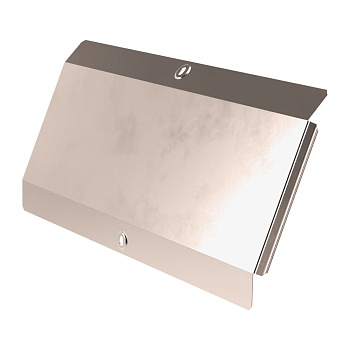 PR16.2985 Крышка угла вертикального внешнего 45 градусов Стандарт INOX (AISI 409) 500 Промрукав