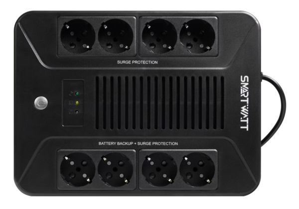 UPS SAFE PRO 1000 ИБП линейно-интерактивный, мощность 1000/600 ВА/Вт, напольный SMARTWATT