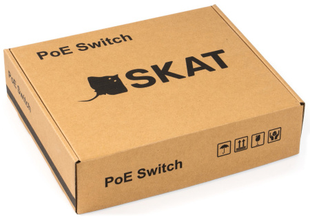 SKAT PoE-4E-2Е v.2  неуправляемый коммутатор