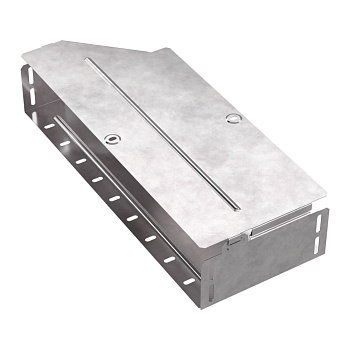 PR16.0729 Переходник правый с крышкой Стандарт 500х400х100 Промрукав