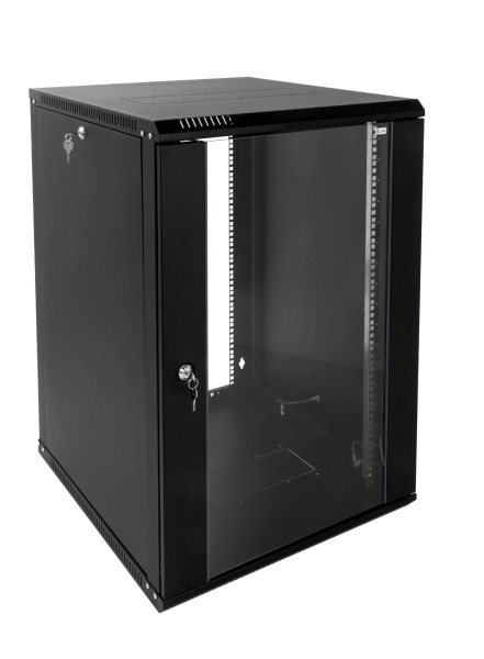 ШРН-Э-18.500-9005 Шкаф телекоммуникационный 19" настенный 18U ЦМО