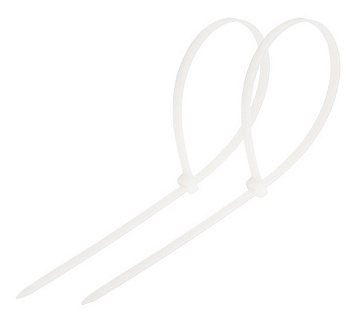 Хомут nylon 2.5х150 мм белый (57-0150) (100 шт/уп) PROCONNECT