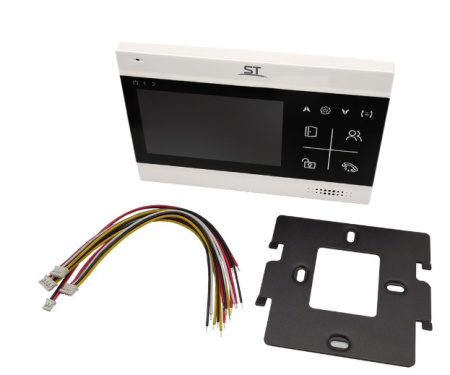 ST-M102/4 (S) ЧЕРНЫЙ (версия 2) монитор домофона Space Technology