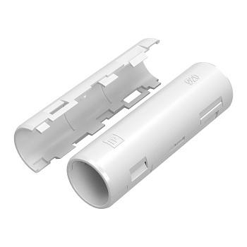 PR13.0418 муфта разборная d20 мм белая (70шт/840шт уп/кор) Промрукав