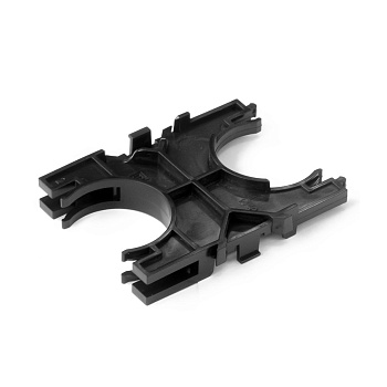 PR13.1128 кластер для двустенных труб d40 мм наборный, двухсторонний (1шт/уп) Промрукав