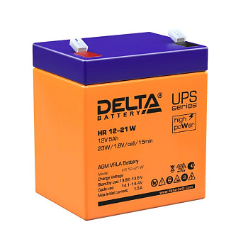Аккумулятор Delta HR 12-21 W (12V / 5Ah)