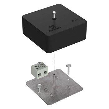 40-0450-9005-FR6.0-2 коробка огнестойкая для кабель-канала 40-0450-FR6.0-2 Е15-Е120 RAL9005 75х75х30 (87 шт/кор) Промрукав