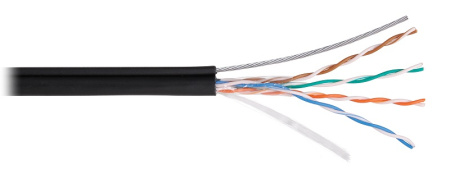 NKL 4805B-BK кабель NIKOLAN U/UTP 4 пары (305 м/бухта)