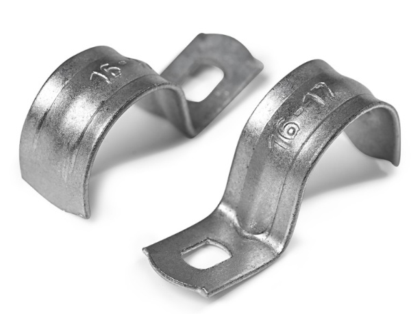850-007 Скоба металлическая однолапковая 25-26 мм (100 шт/уп) ПожТехКабель PTK-Accessories