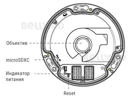 SV6016FLM уличная всепогодная купольная IP-камера видеонаблюдения с встроенным микрофоном Beward