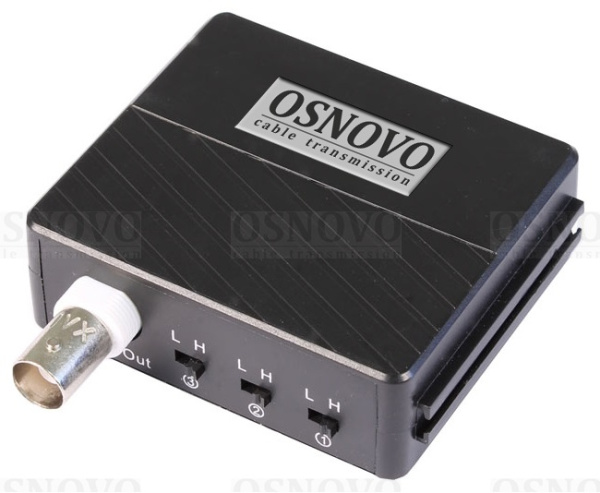 RA-H активный приёмник HDCVI/HDTVI/AHD/CVBS по витой паре Osnovo