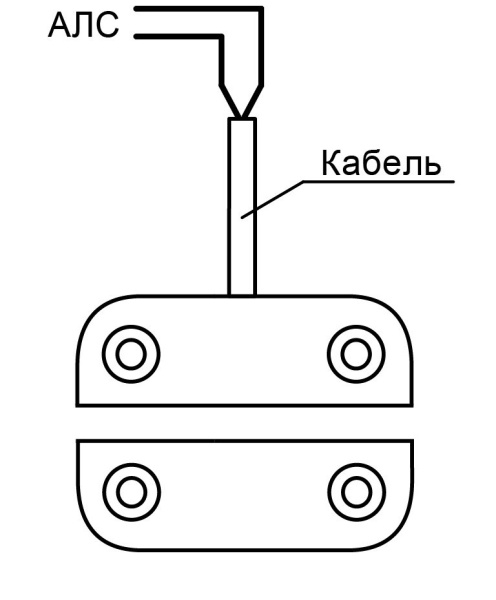 ИО10220-2 прот.R3 извещатель охранный магнитоуправляемый адресный (50 шт/уп) Рубеж