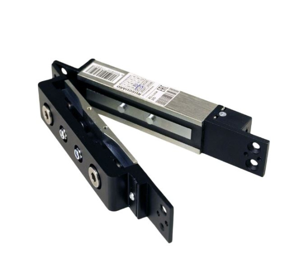 RG-Lock 210 врезной сдвиговый электромагнитный замок для установки в распашные или маятниковые двери RusGuard